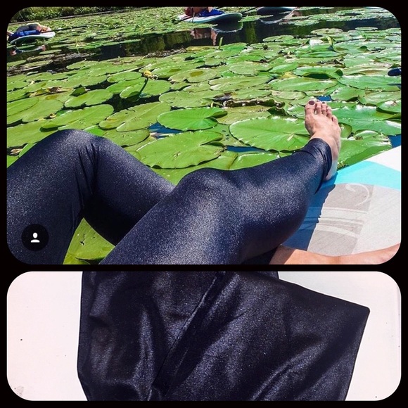 NEW GREATER THAN SPORTS Liquid Leggings in Black - Picture 6 of 8